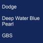 Preview: Dodge, Deep Water Blue Pearl, GBS.